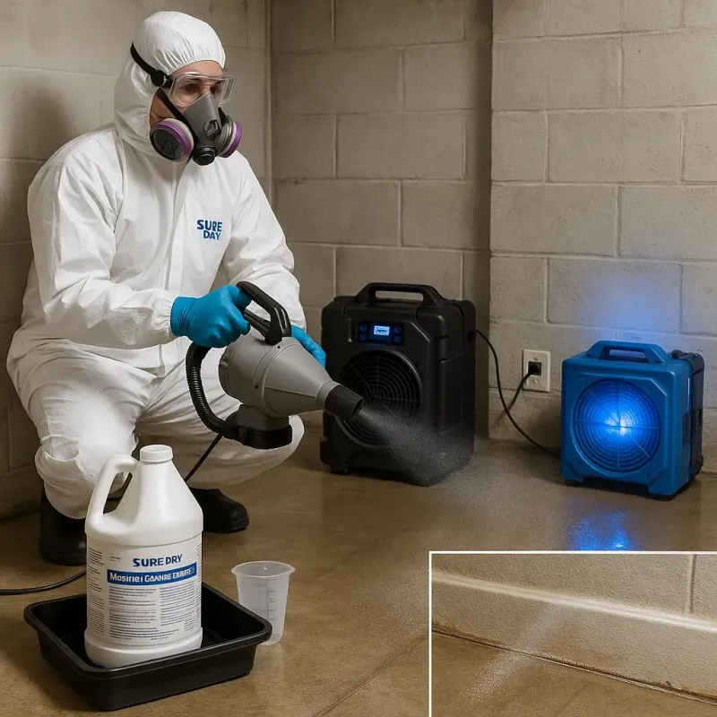 Sanitization and Odor Removal process in Holiday Lakes, TX