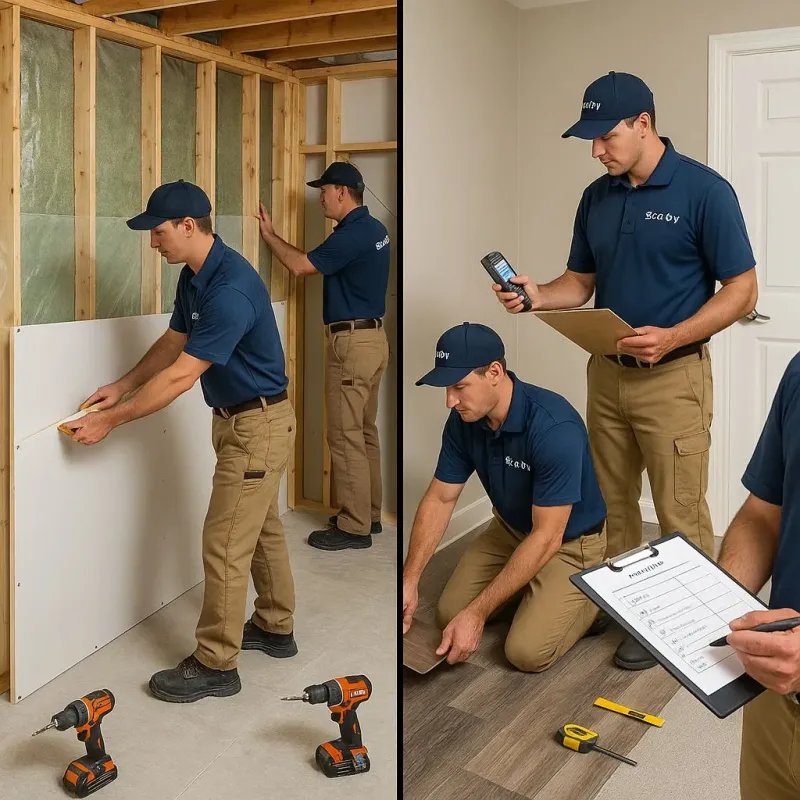 Repairs and Reconstruction process in Holiday Lakes, TX