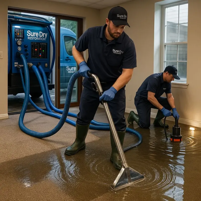 Water Extraction and Removal process in Holiday Lakes, TX